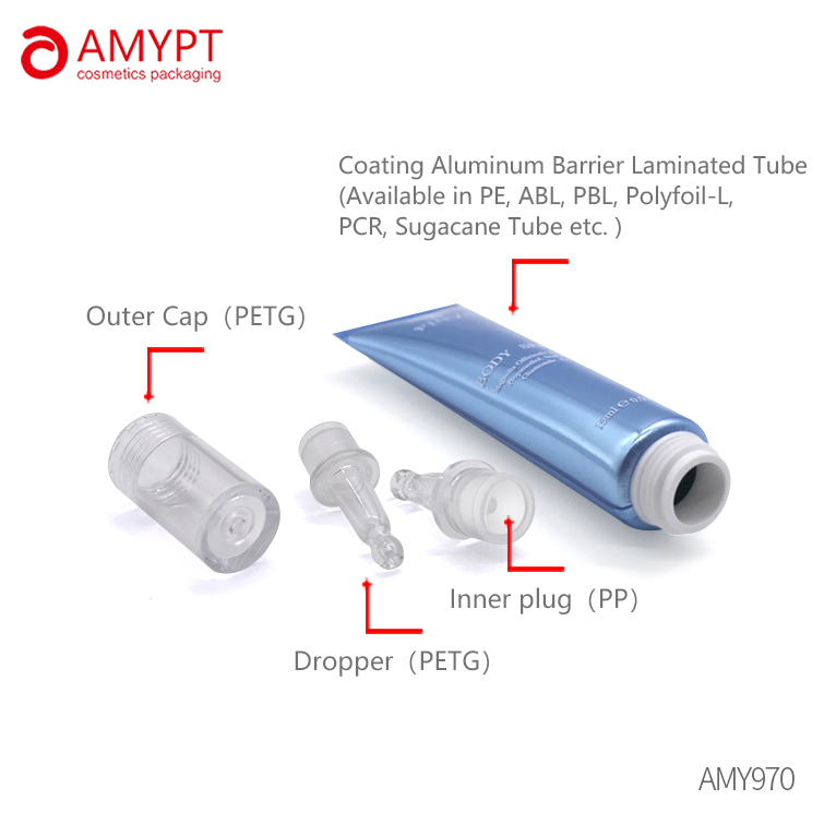 30 ml 50 ml weiche kosmetische Augencremetube mit Pipette